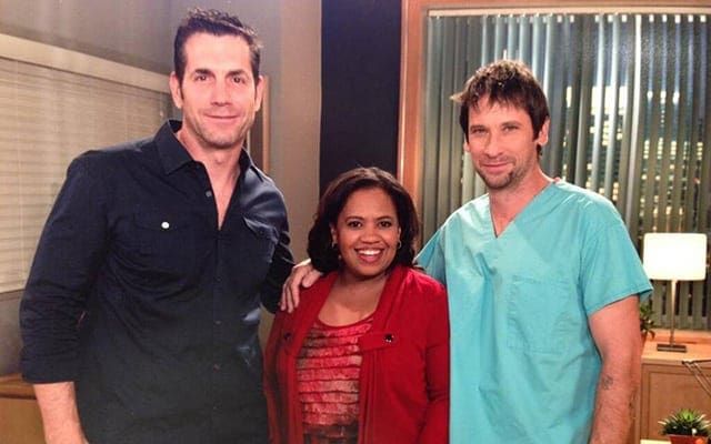 Chandra Wilson, Grey's Anatomy, Frank Valentini, Roger Howarth