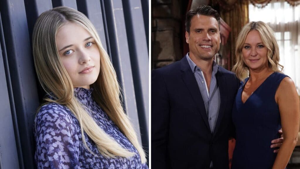Reylynn Caster, Joshua Morrow, Sharon Case, The Young and the Restless