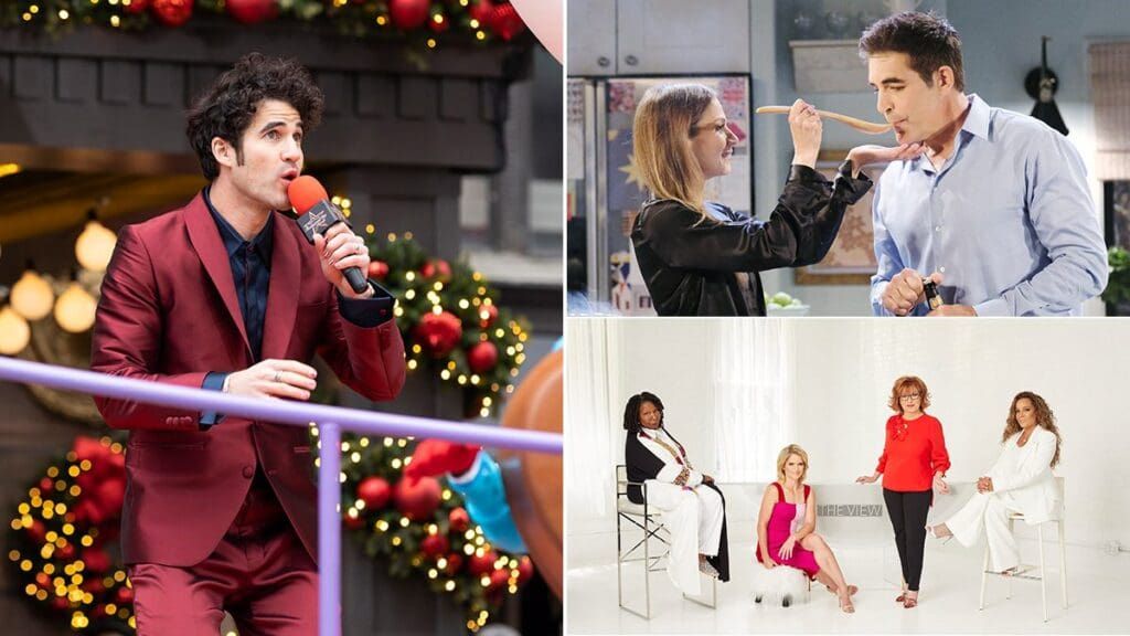 Daytime Broadcast Ratings, Darren Criss, Tamara Braun, Galen Gering, Whoopi Goldberg, Sara Haines, Joy Behar, Sunny Hostin, The View, Days of our Lives, The Macy's Thanksgiving Day Parade,