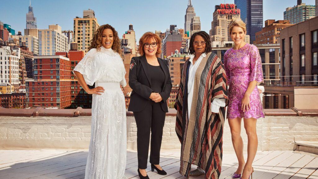Whoopi Goldberg, Joy Behar, Sara Haines, Sunny Hostin, The View, #TheView