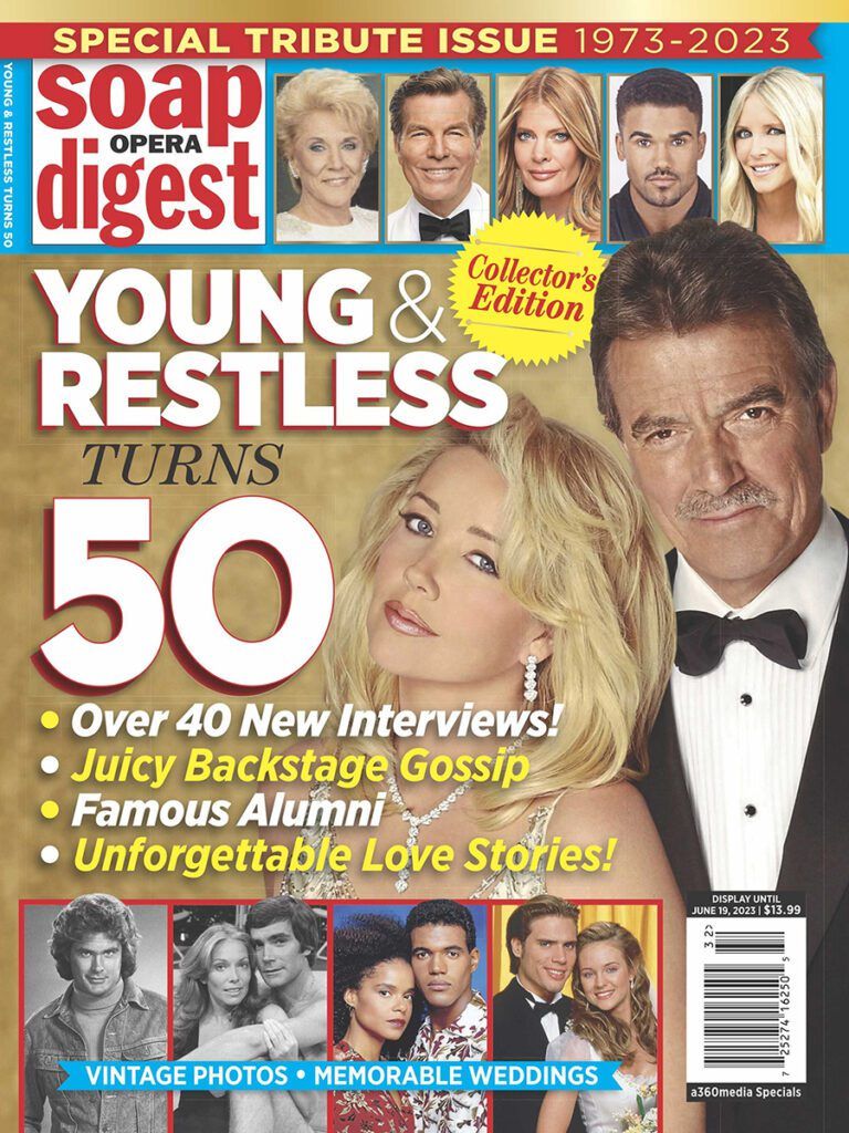 The Young and the Restless, Young and Restless, Young & Restless, Y&R, #YR, #YR50, #YoungandRestless, #TheYoungandtheRestless, Soap Opera Digest, Collector's Edition